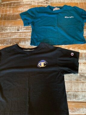 Champion Women’s Tee Bunde- Teal & Black